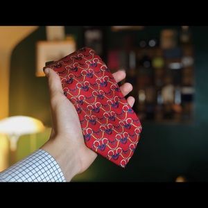 Red Paulo Gucci tie SOLD